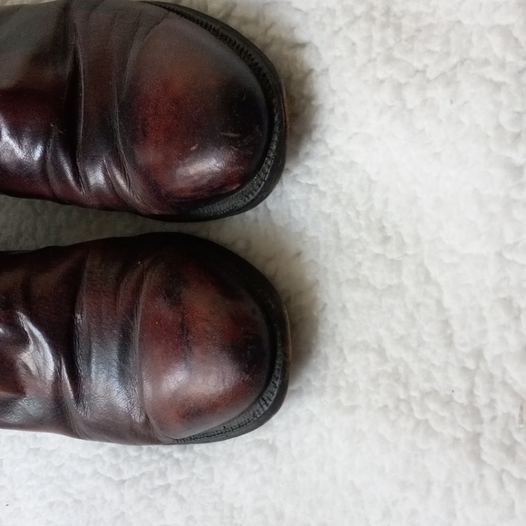 Lucchese San Antonio 8106 Vintage Dark Cherry Womens Cowboy Boots 9B - Picture 3 of 14